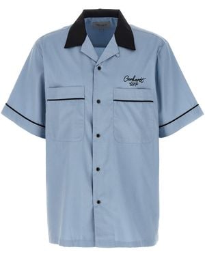 Carhartt Bowl Shirt And Blouse Light - Blue