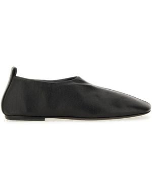 Dries Van Noten Leather Ballerina - Black