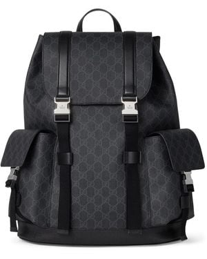 Gucci Backpack Gg Large Size - Black