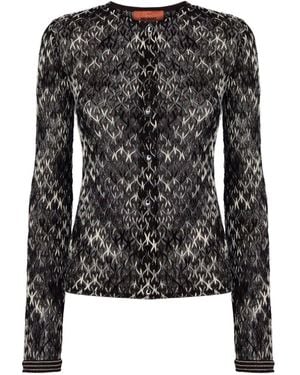 Missoni Wool Blend Cardigan - Black