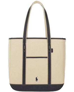 Polo Ralph Lauren Medium Shopper Bag - Natural