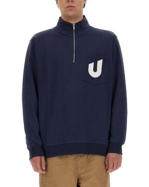 UMBRO X YMC Logo Sweatshirt - Blue