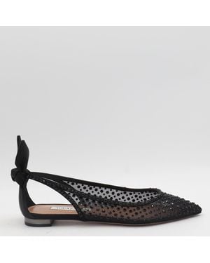 未使用 AQUAZZURA フラットシューズ AQUAZZURA/アクアズーラ】 LEOPARD SLING フラット（フラット