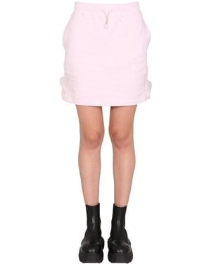 McQ Drawcord" Skirt - Pink