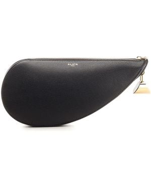 Alaïa Le Demi-coeur Clutches Black - Grey