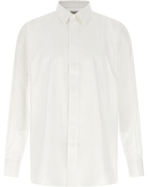Saint Laurent Cassandre Camicie Bianco-Uomo