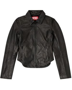DIESEL L-Egrad Zip-Up Jacket - Black