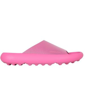 Ambush Ciabatte con logo goffrato - Rosa