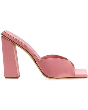 サンダル・ミュール Gia Borghini Perni 03 New Leather Mules GIA BORGHINI PERNI 03 サンダル - Sand | REVOLVE