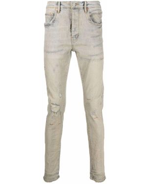 Purple Brand Denim Skinny Jeans - Gray