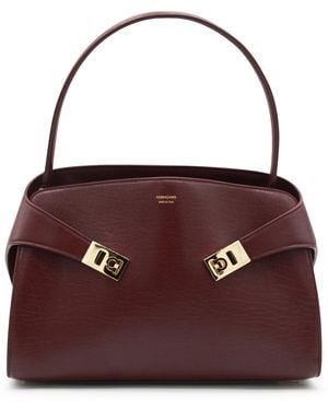 Ferragamo Bags Plum-Donna - Rosso