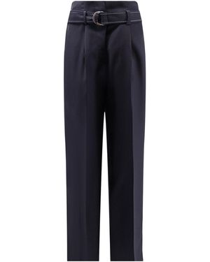 The Seafarer Irony Virgin Wool Trousers - Blue