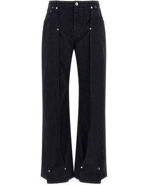 Jean Paul Gaultier 'The Snap-Button Denim' Jeans - Blue