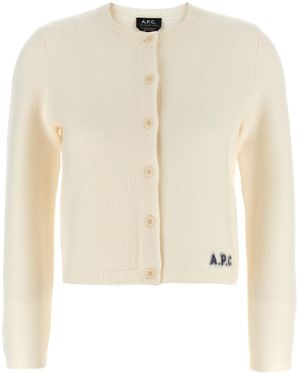 A.P.C. Mila Jumpers And Cardigans White