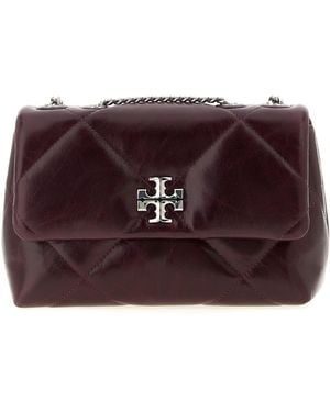 Tory Burch Kira Diamond Shoulder Bags Bordeaux - Purple