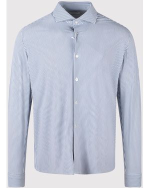 ARCHIVIUM BE UPDATED Shirts White - Blue