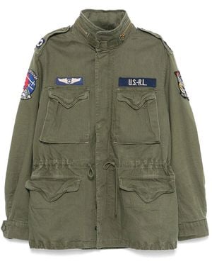 Ralph Lauren Giacche Pelle-Uomo - Verde