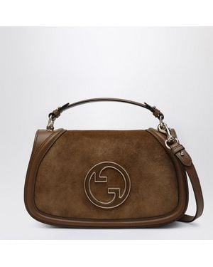 Gucci Mini Blondie Shoulder Bag - Brown