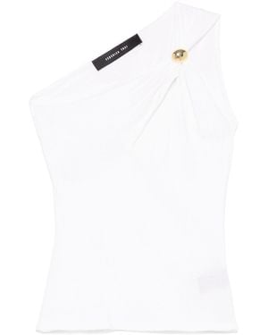 FEDERICA TOSI One Shoulder Top - White