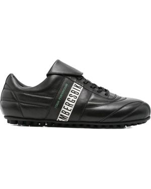 Bikkembergs X Gosha Leather Sneakers - Black