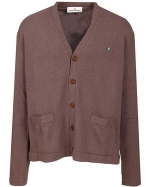 Vivienne Westwood Alex Knitwear Marrone-Uomo