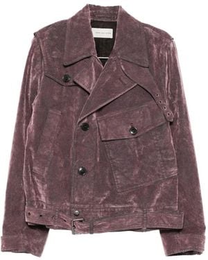Dries Van Noten Vassel Den 2392 M. W.Jacket Lil - Purple