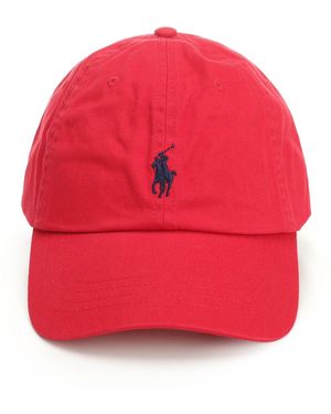 Polo Ralph Lauren Baseball Cap Hats - Red