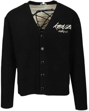 KENZO Futura Cardigan - Black