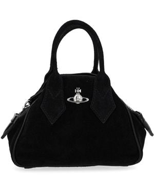 Vivienne Westwood Calf Leather Handbag - Black