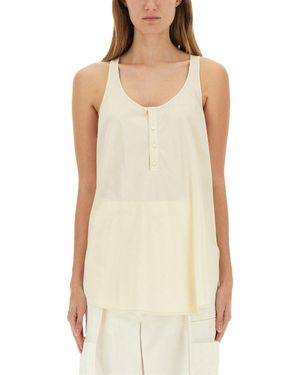 Lemaire "Bias Cut" Tank Top-Donna - Neutro