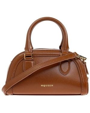McQueen Brown Tote Bags