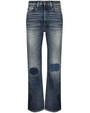 R13 Denim Straight-Leg Jeans - Blue