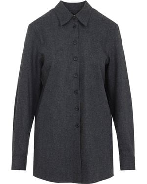 KHAITE Shirts Gray - Blue