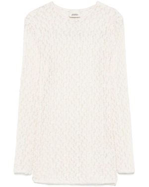 Isabel Marant Top A Maniche Lunghe Gaelle - Bianco