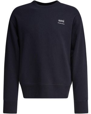 Ami Paris Sweatshirts - Blue