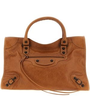 Balenciaga Le City Bag M Hand Bags Brown