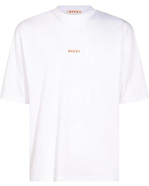 Marni T-shirts And Polos Light And Natural - White