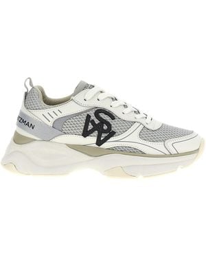 Stuart Weitzman 'Sw' Sneakers - White