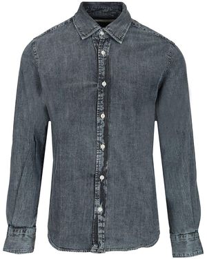 Original Vintage Denim Shirt Shirts - Blue