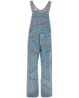 Gucci Denim Overall - Blue