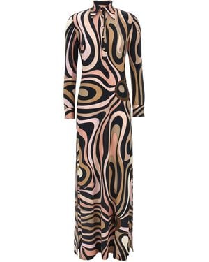 Emilio Pucci Abito Marmo - Bianco