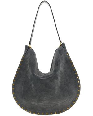 Isabel Marant 'Oskan Hobo Soft' Shoulder Bag - Black