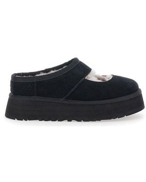 UGG Camel Suede Bea Slippers - Black