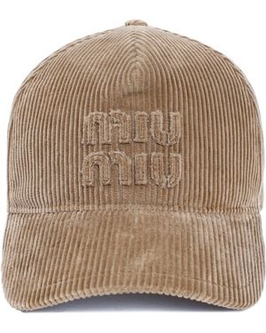 Miu Miu Hats Brown