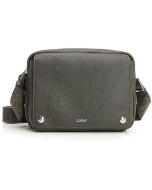 Loewe Pebble Crossbody Bags - Gray