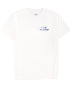 Obey "House Of Subversion" T-Shirt - White