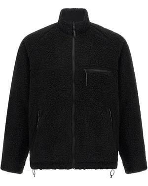 Gramicci Reversible Sherpa Puffer Jackets - Black