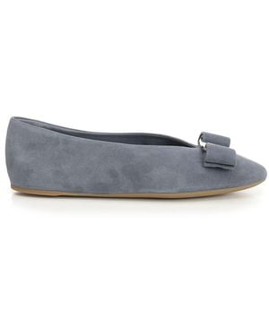 Ferragamo Vara Scarpe Basse - Grey
