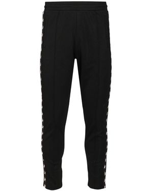 Golden Goose Star/M's Joggings Doro Tapered Leg/Technical Jersey/ Strip Trousers - Black