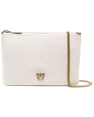 Pinko Portafogli E Portacarte Pelle-Donna - Bianco